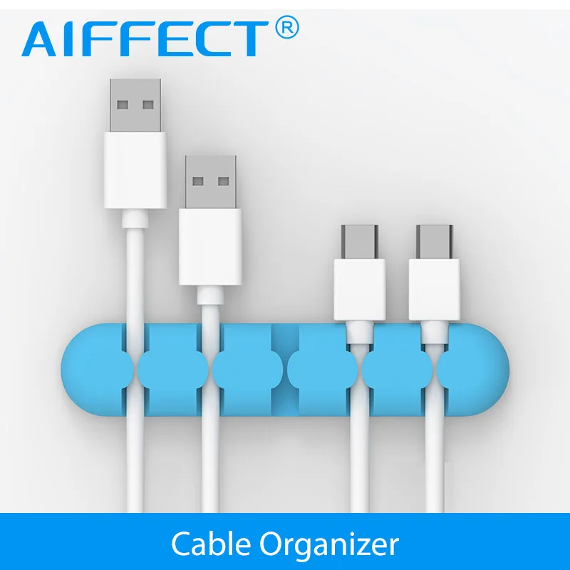 Кабельный органайзер AIFFECT кабельный сматыватель для проводов висячий зажим