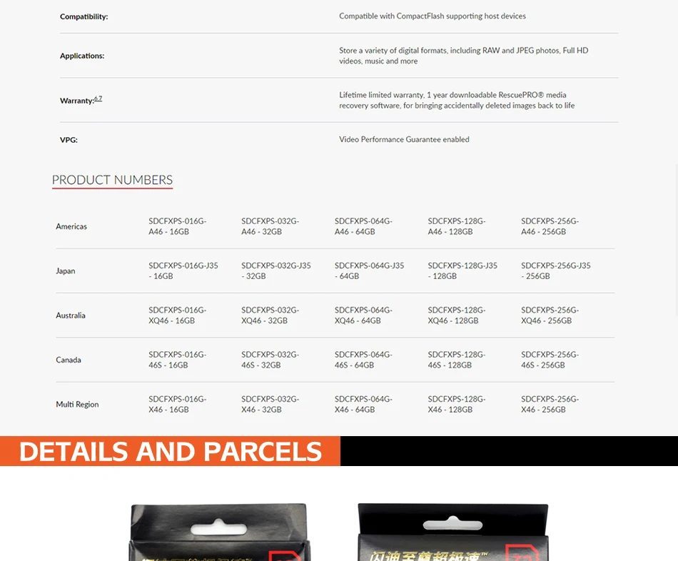 Двойной Флеш-накопитель SanDisk Extreme Pro CF карта 64 ГБ 32 ГБ оперативной памяти, 16 Гб встроенной памяти, 128 Гб карта памяти Compactflash до 160 МБ/с. читать Скорость для богатых 4K и записи видео в формате Full HD
