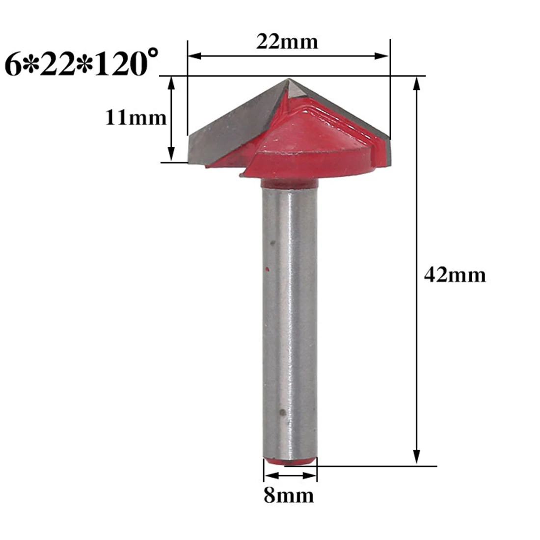 6mm 22mm 120mm 6 мм V бит ЧПУ твердосплавная Концевая фреза Вольфрамовая сталь деревообрабатывающий фреза 3D деревянная Фасонная фреза ДВП бит 60 90 120 150 градусов - Длина режущей кромки: 6mm 22mm 120mm