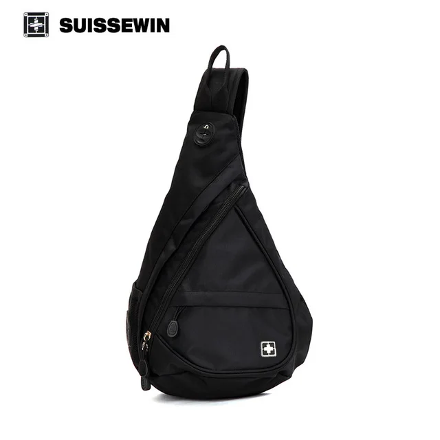 SWISSWIN сумки через плечо мужчины одного плеча мешок модные женские туфли нагрудные