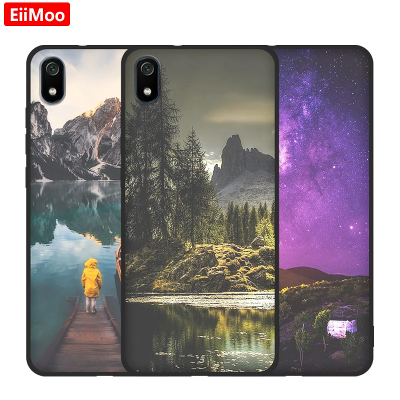 Чехол EiiMoo для телефона Xioami Redmi 7A мягкий чехол модный силиконовый с рисунком Xiaomi Etui