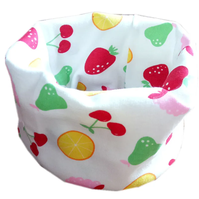 new strawberry LIHFSI/ Модный осенне-зимний шарф для девочек, детские нагрудники-шарфы для девочек, шарфы для мальчиков с круглым вырезом, Детские воротники - Цвет: new strawberry