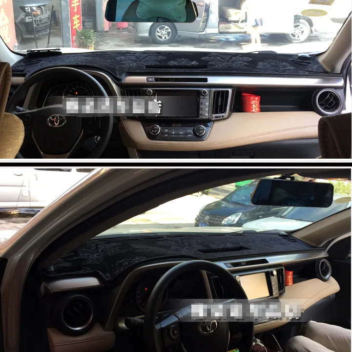 Фланелевый коврик для приборной панели Toyota Rav4 Xa40 2013 2014 2015 2016 2017 2018 | Автомобили и
