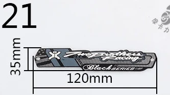 Автомобиль 3M yoshimura наклейка мотоциклетные наклейки Moto Gp leovince cbr twobrothers twobrother Авто Akrapovic глушитель наклейка 2 шт - Цвет: twobrother black