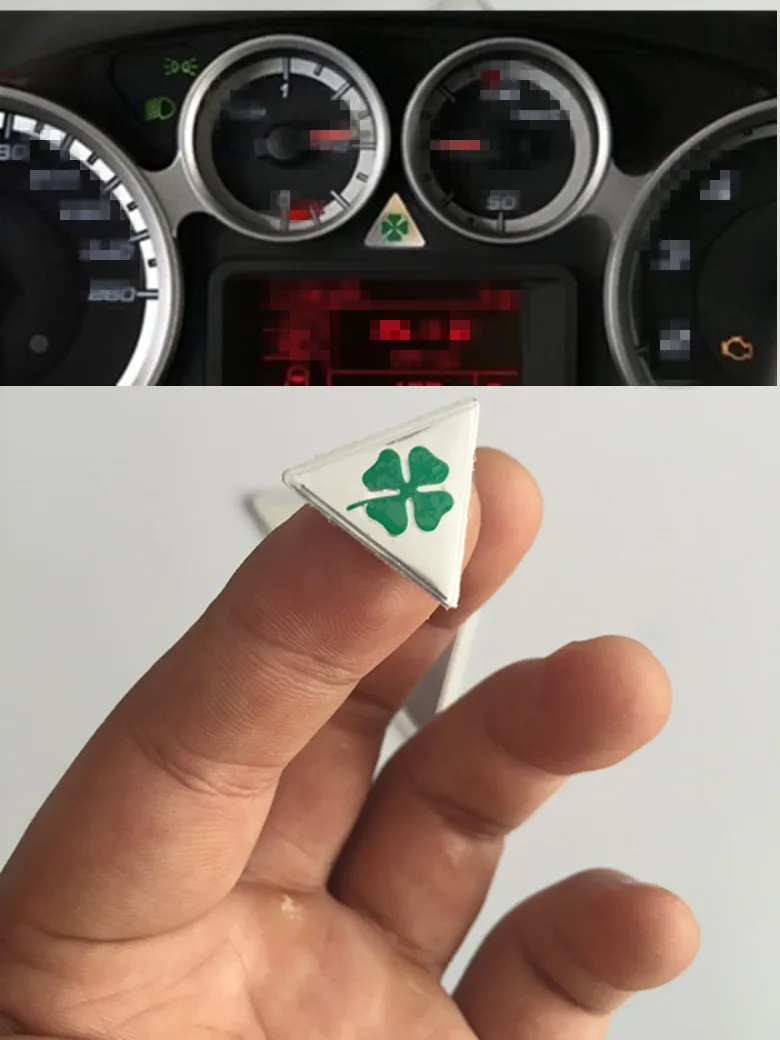 3 шт. Alfa Romeo quatrefoil зеленая delta для 147 156 166 159 Giulietta Giulia Spider GT Автомобильная боковая