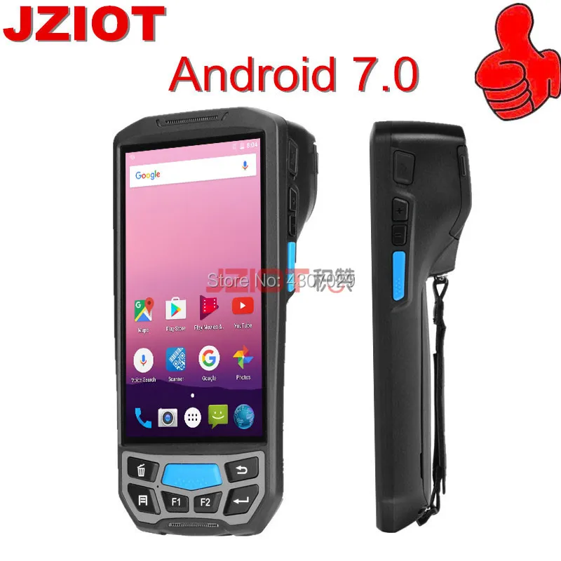 Android PDA беспроводной прочный сборщик данных 1D сканер штрих кода с NFC считывателем