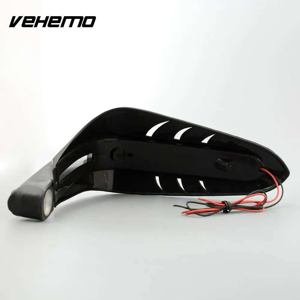 Cool Black Motorbike Handguard Bar Protector Brush Guards LED DRL Daytime Light^ | Автомобили и мотоциклы