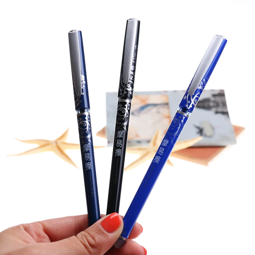 1 шт. стираемая гелевая ручка унисекс 3 цвета|gel pen|0.5 gel penerasable pen |