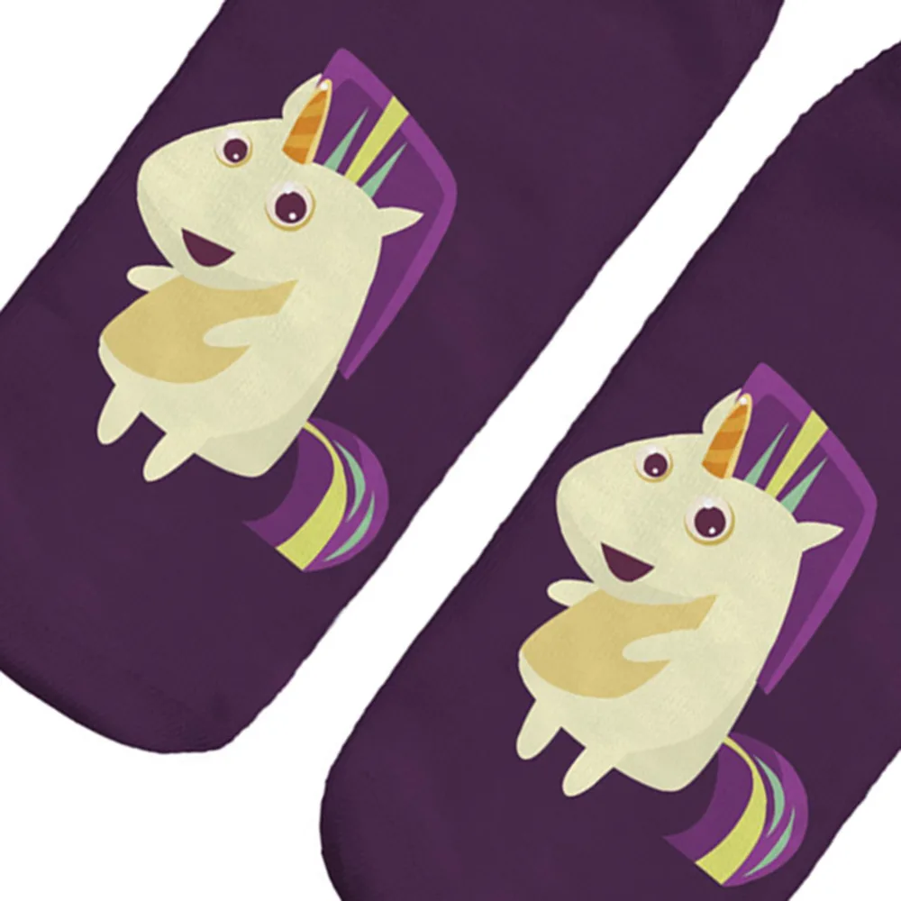 Носки 1 пара новые носки с 3D милым рисунком унисекс носок низкой лодыжкой мягкие