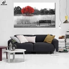 JHLJIAJUN Холст Картина кленовый лист озеро скандинавский HD стена искусство модульная печать и постер для спальни