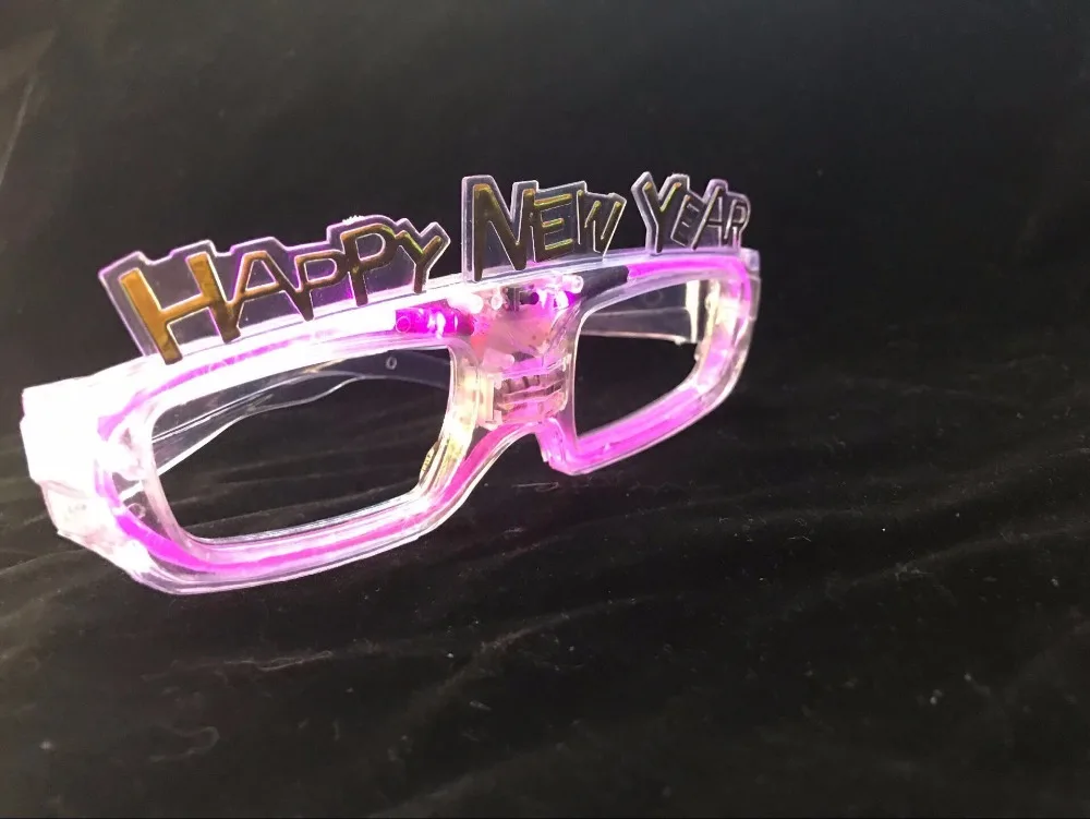 Китайский новый год с новым годом светящиеся очки вечерние украшения
