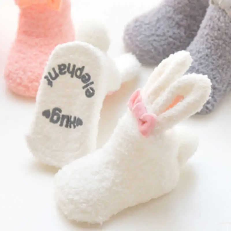 Детские носки для новорожденных Одежда маленьких девочек милая детская теплая