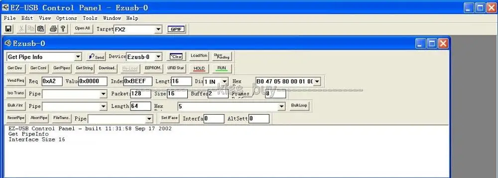 DYKB CY7C68013A USB 2 0 макетная плата логический анализатор ADF4350 /1 AD9958/ 59 панель управления