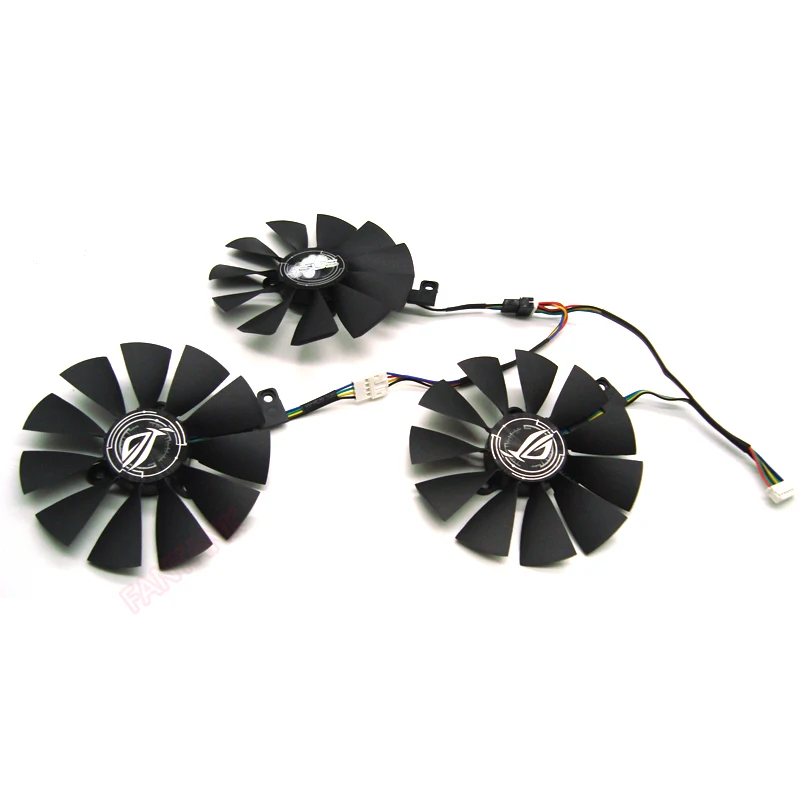 T129215SH/T129215SL 12 В 0.30A вентилятор размер 87 мм 3 отверстия для ASUS ROG-STRIX-RTX 2070-o8g-игровая графическая карта Вентилятор охлаждения - Цвет: 1 set-3pcs
