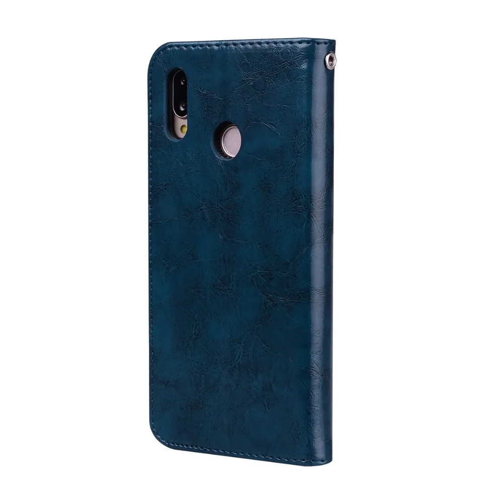 Флип-чехол для huawei P20 Lite ударопрочный силиконовый чехол из искусственной кожи с