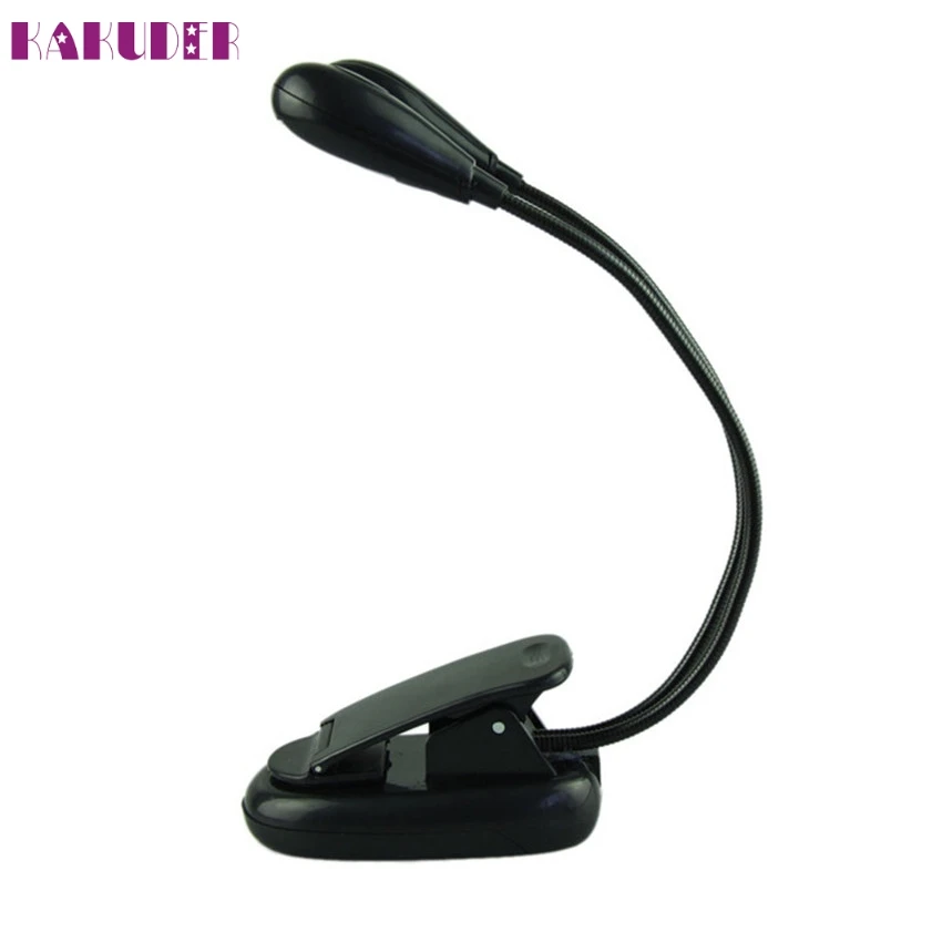 Высококачественная светодиодная подставка для чтения лампа с зажимом музыки и