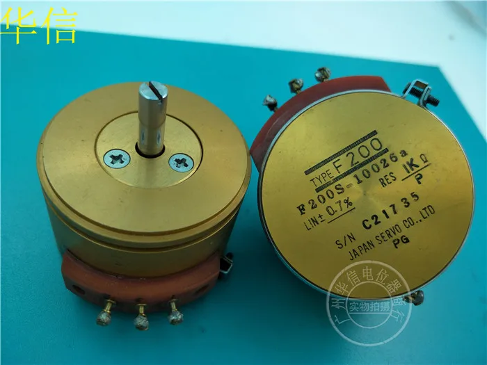 

[VK] Used F200 F200S-10026A 0.7% 1K conductive plastic potentiometer CPP50 switch