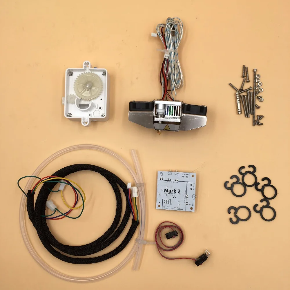 Плата Mark 2 hotend комплект экструдера для 3D принтера Ultimaker + двойная экструзия полный