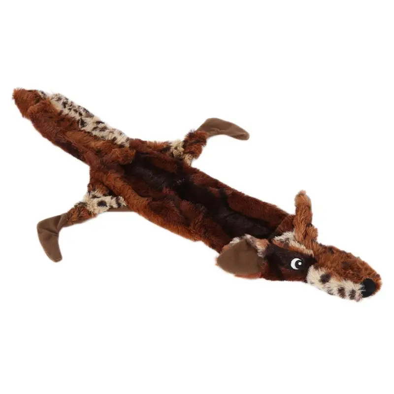 Новая милая игрушка Wolf мягкие пищащие животные для питомца плюшевый кролик