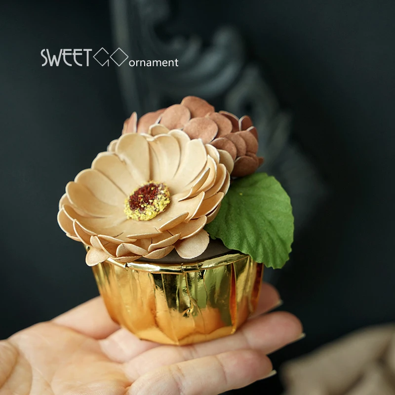 Имитация цветок кекс поддельные Десерт Формы Глины Торт craft домашний декоратор