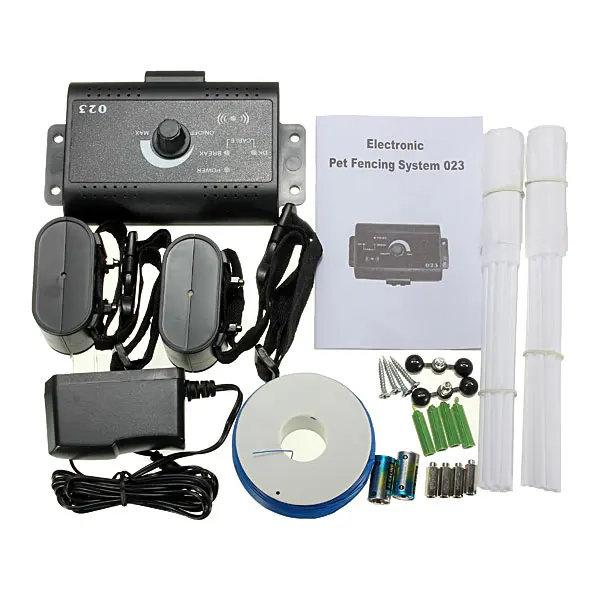 Heropie Waterproof Pet Dog Training Train Control Device Collar In-Ground Underground Shock Electric Fence Fencing System | Дом и сад
