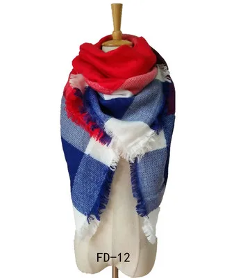 2018 Модный зимний шарф для женщин кашемировый теплый плед пашмины роскошный бренд