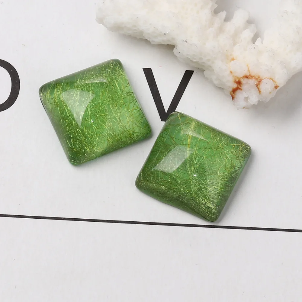 DoreenBeads смолы купольное уплотнение кабошон квадратный Drawbench шаблон ювелирные