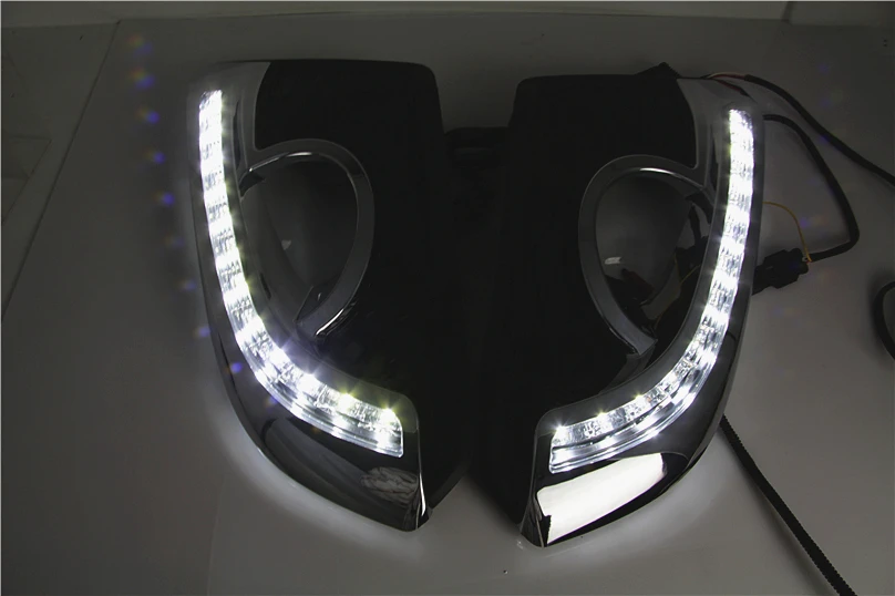 Автомобильная проблесковая 1 комплект светодиодный DRL Вождения освещают