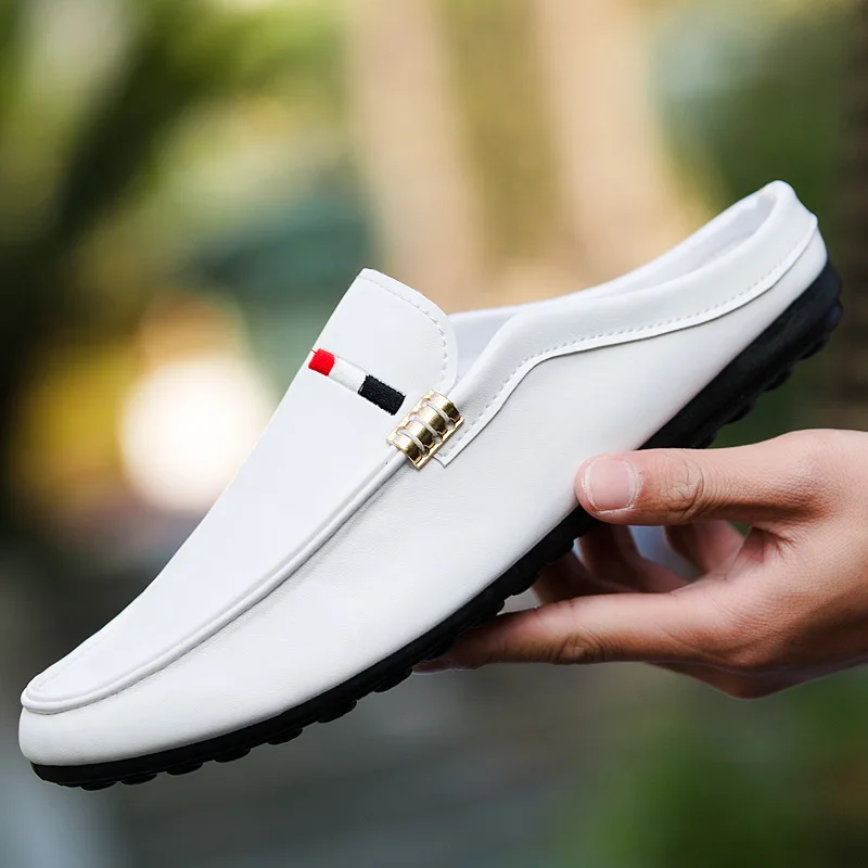 

Summer Mens Shoes 2018 Split Leather High Quality Men Casual Shoes Moccasins Shoes Flat Loafers Men Shoes Sneakers Homme