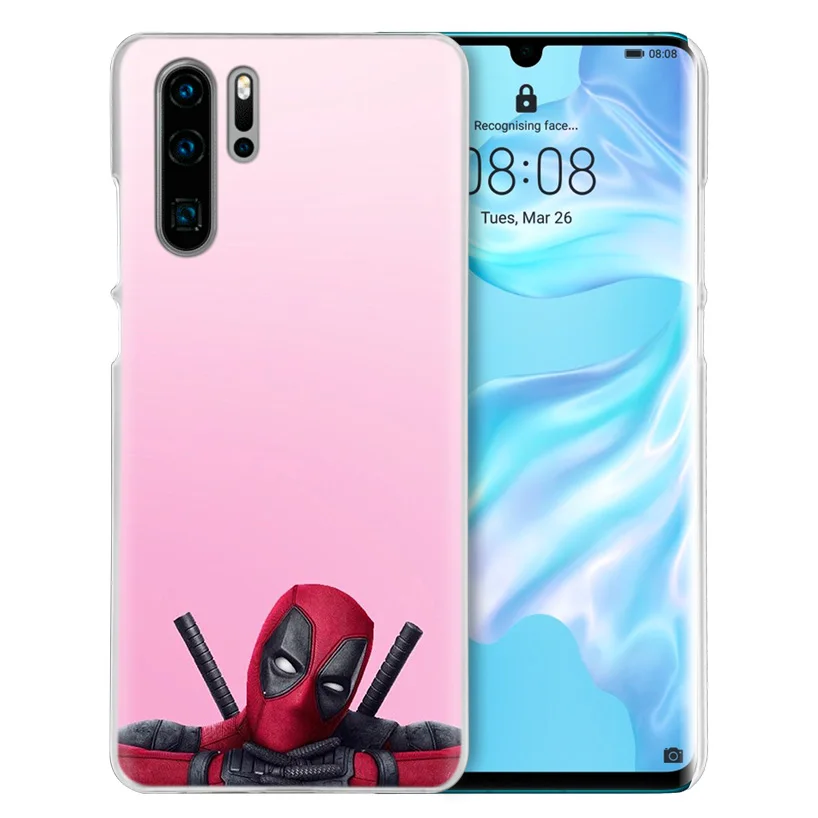 Чехол Дэдпул паук-человек для huawei P20 P Smart Z Plus P30 P10 P9 P8 mate 10 20 lite Pro жесткий чехол для телефона pc Coque