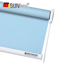 Sunfree дневные и затемненные рулонные шторы, Индивидуальный размер, половина тени или полный оттенок, тканевые рулонные шторы, Шариковая цепная система