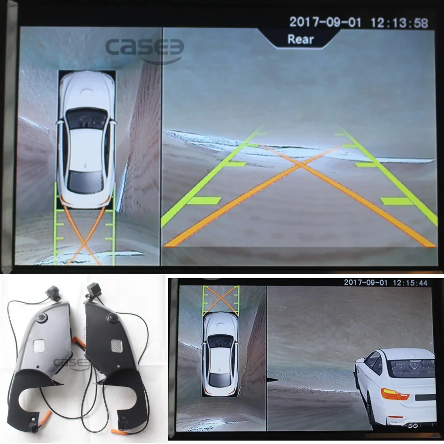Для Honda CRV XRV VEZEL surround view 360 градусов Bird eye 4 way камера панорамная DVR система 1080P