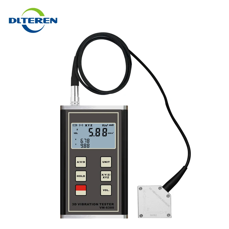 

Pocket vibration meter, vibration measurement VM-6380