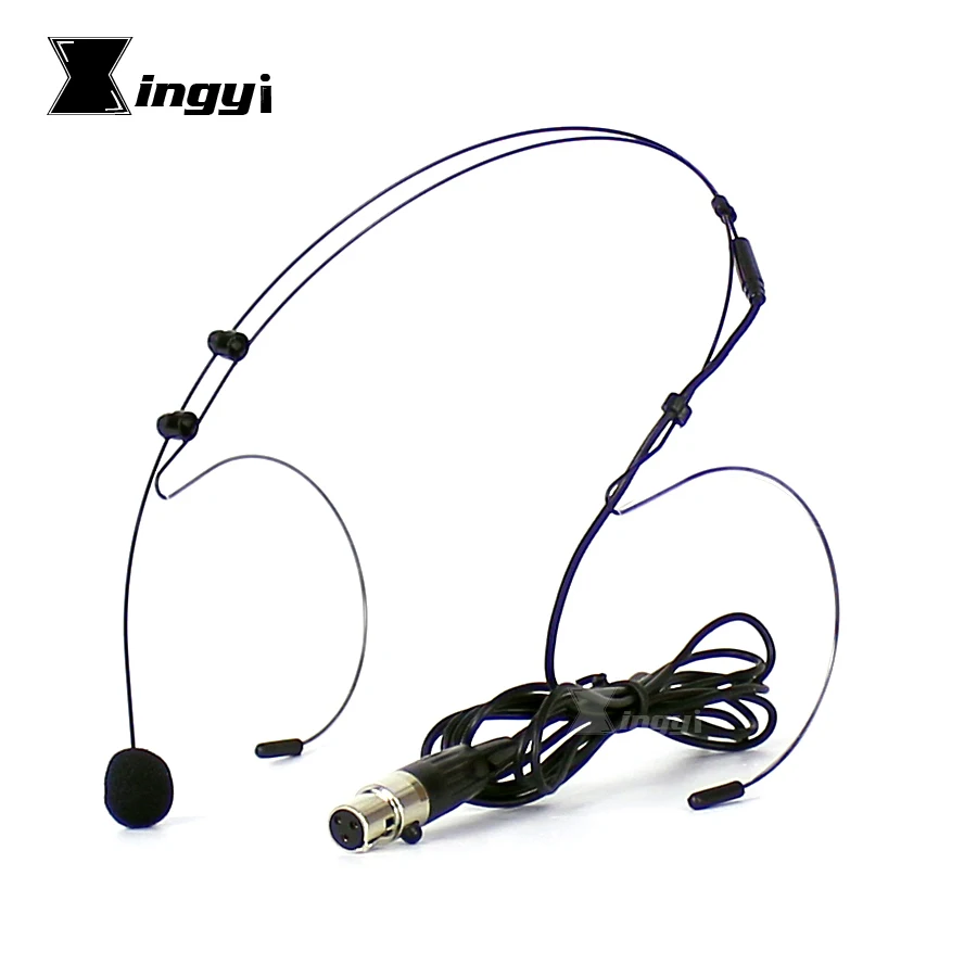 Проводные наушники вкладыши Mini XLR 3 Pin TA3F гарнитура с конденсаторным микрофоном