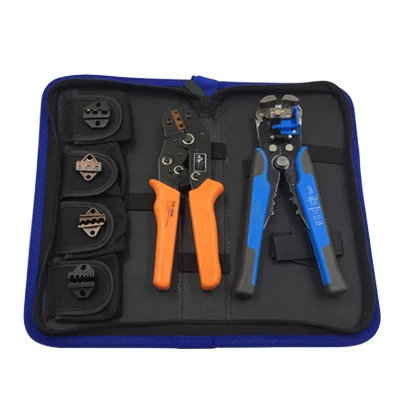 Blue tool kit Обжимные клещи SN-48B/02C/28B/06/06WF челюсти Для неизолированные клеммы и изолированных кабельных наконечников и Tab сосуды ручной инструмент - Цвет: Blue tool kit