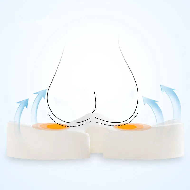 Эргономичная Ортопедическая подушка для кресла из пены с эффектом