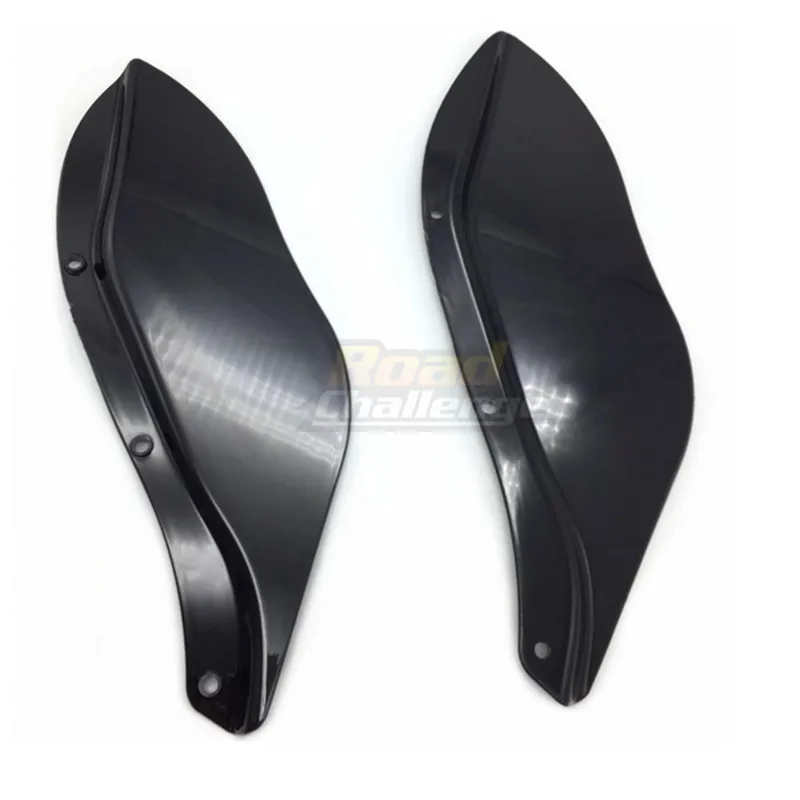 Обтекатель для Harley Electra Glide Street Black Side Wings Air дефлекторы ветровые стекла|Козырьки от