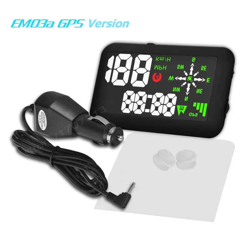 GPS-модели HUD дисплей на голову GPS цифровой компас высоты скорость сигнализация