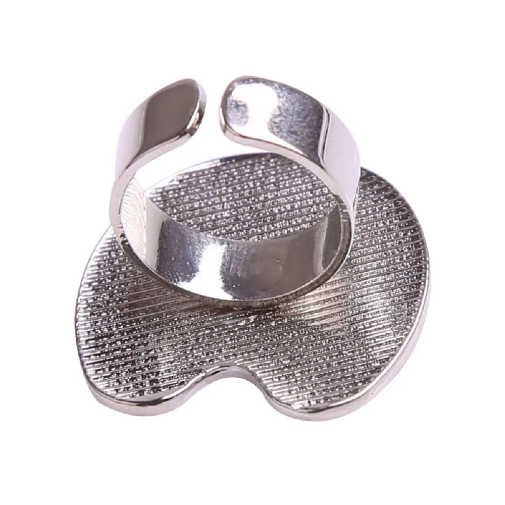 Мини пальцевая палитра для смешивания ногтей бесплатно ручное кольцо маникюра