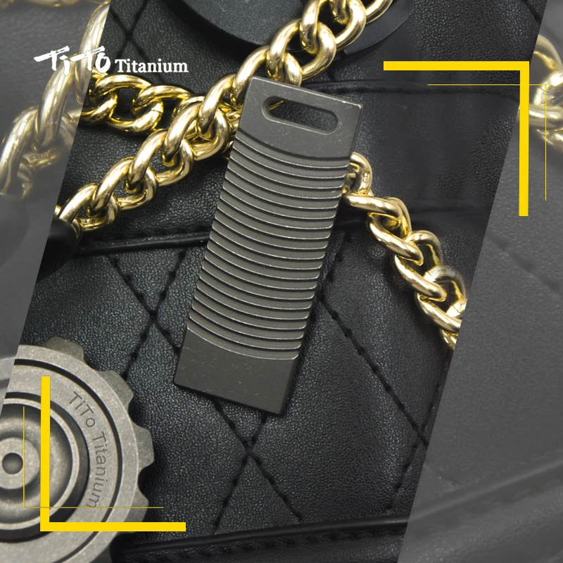 Тито EDC из титанового сплава карманный ограничитель ручное движение Мультитул