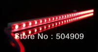 lot5x 50cm 30 led smd 5050 strip grill lights bar groove hard rigid waterproof ip65 dc 12v red
