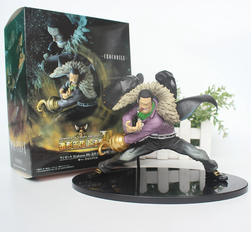 with box 15 см аниме one piece фигурка сэра крокодил ПВХ Коллекция Модель игрушки - Цвет: with box