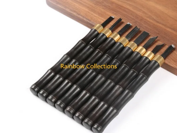 Японская стальная резьба по дереву SK5 8 шт./компл. ручная стамеска для работы с