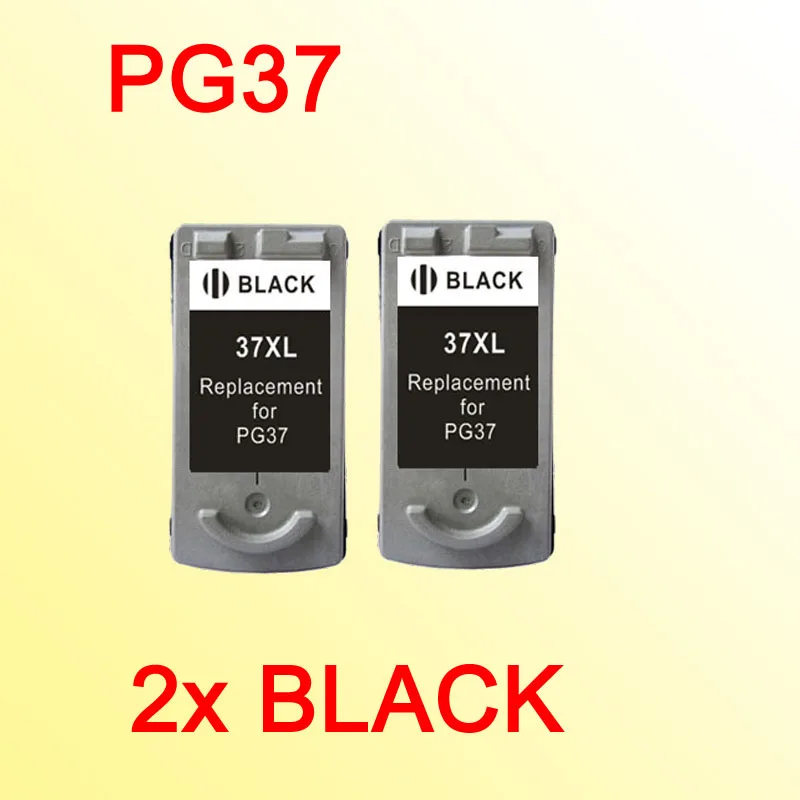 2x для PG37 PG 37 чернильный картридж принтера canon IP1800 IP1900 MP210 MP220 MX300 MX310|ink cartridge|ink cartridge