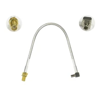 sma female nut to ts9 male right angle pigtail for 3g 4g huawei zte usb modem cable adapter 15cm30cm50cm100cm