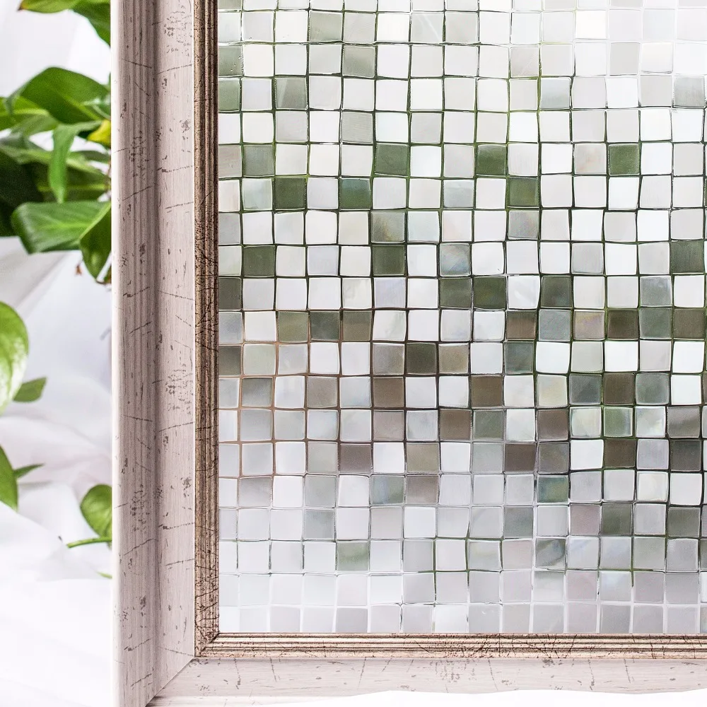 

CottonColors Home Decoration Cover Window Film No-Glue 3D Static Privacy Window Sticker Film Size 60 x 200cm