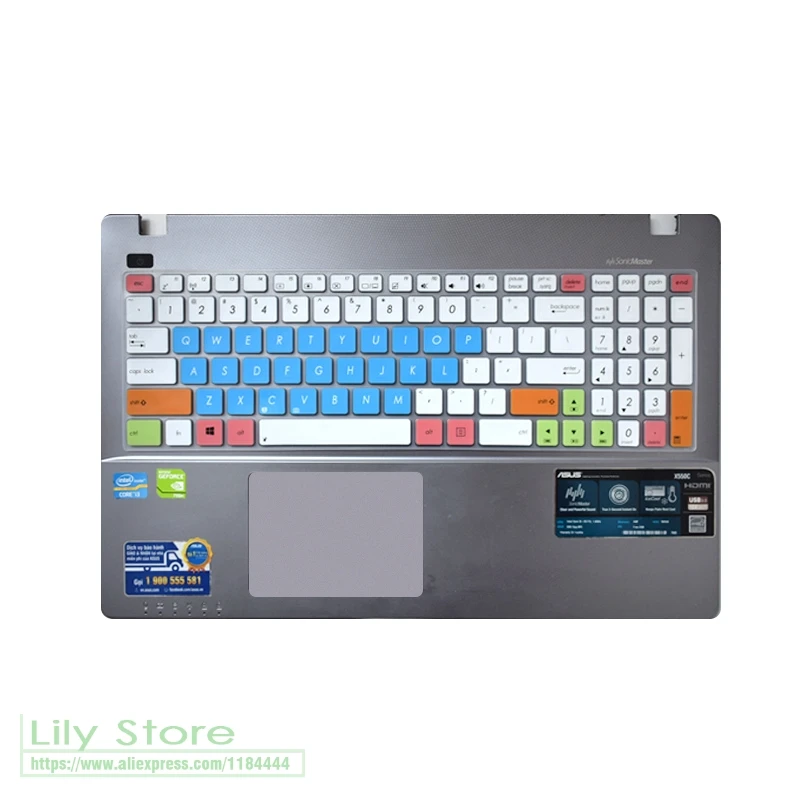Для Asus R500V R500X R505 R510VC R510JK R510CC R510LD R556LD R557LP R513LD 15 6 дюйма силиконовая защитная
