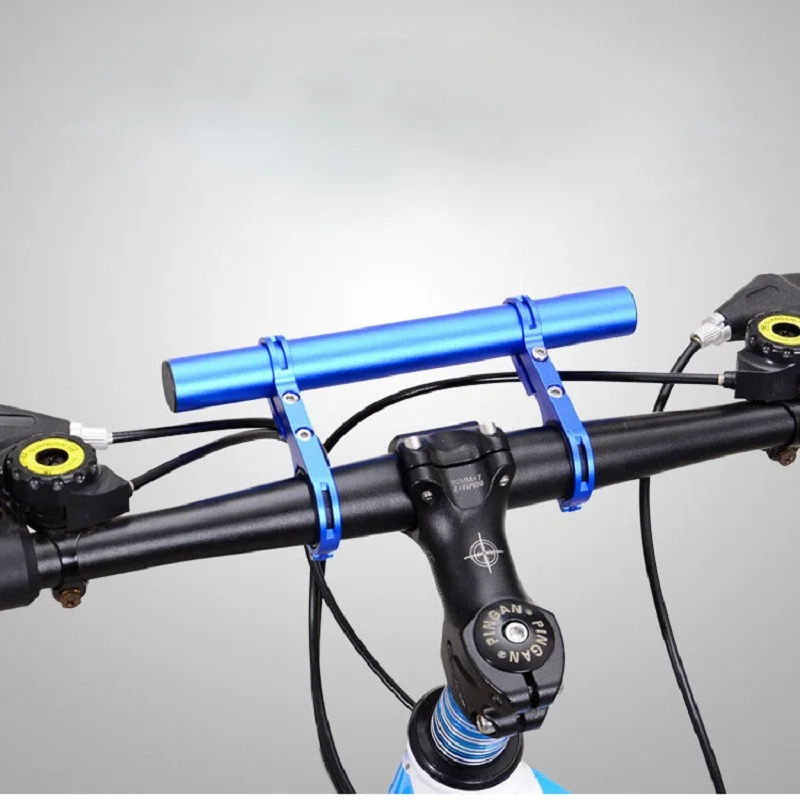 

Bike Rack Multi-Function Extension Extended Stopwatch Lamp Bracket Folder Double-Pole Aluminum Bracket Flashlight Bracket