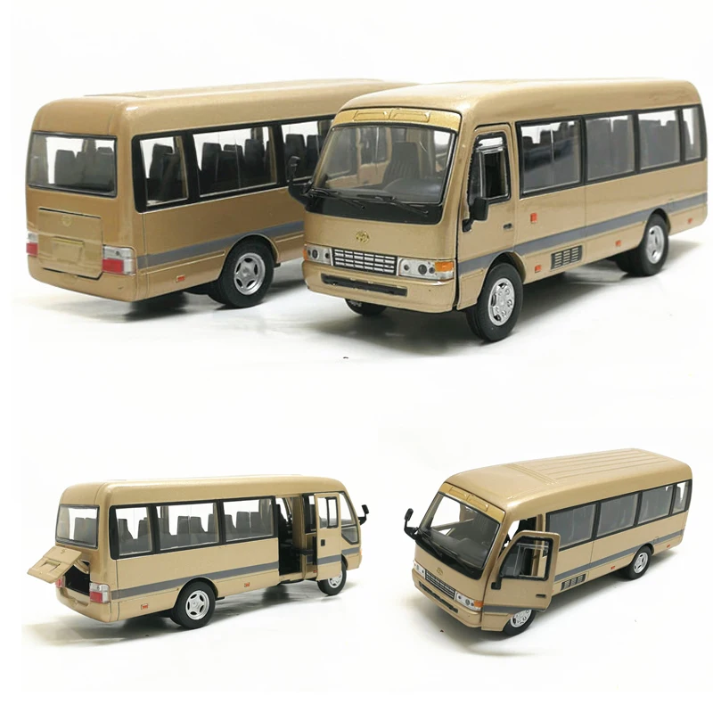 Коммерческий автомобиль с высокой симуляцией Toyota Coaster масштаб 1:32 модель