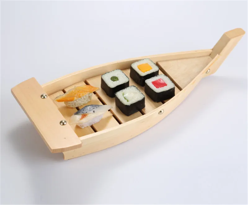 Японская кухня лодки для суши морепродукты инструменты бамбуковое дерево ручной работы корабль сашими Ассорти холодные блюда посуда бар поставщиков